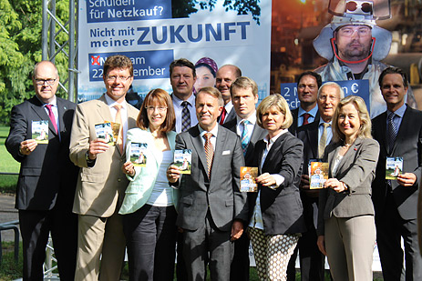 Presseauftakt am 9. August 2013 für das breite gesellschaftliche Bündnis 